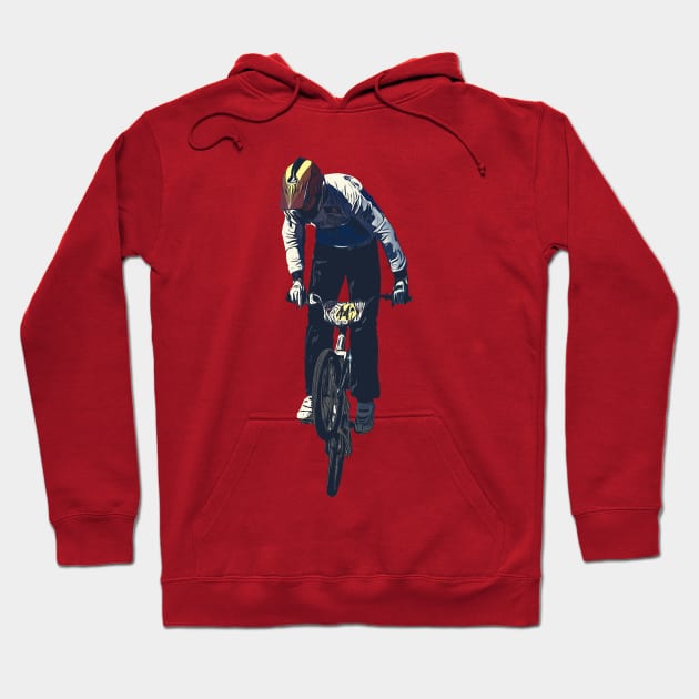 bmx Hoodie by rickylabellevie